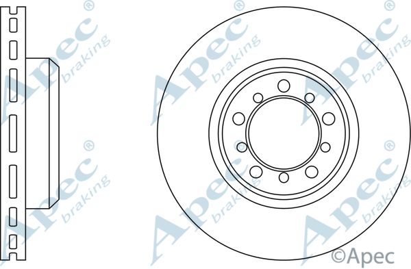 APEC BRAKING Bremžu diski DSK905